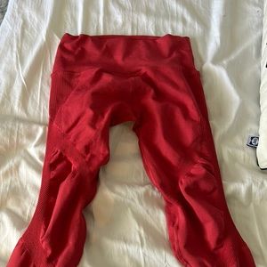 Red ALphalete leggings